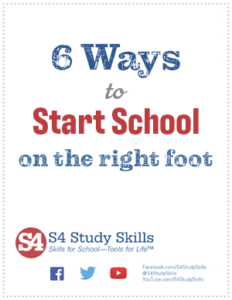 6 Ways to Start School on the Right Foot